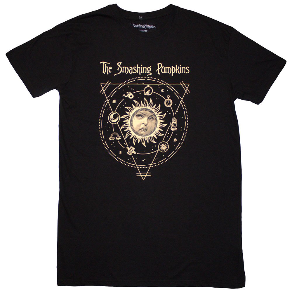 Smashing Pumpkins - Celestial Sun T-Shirt-Kleid - Schwarz